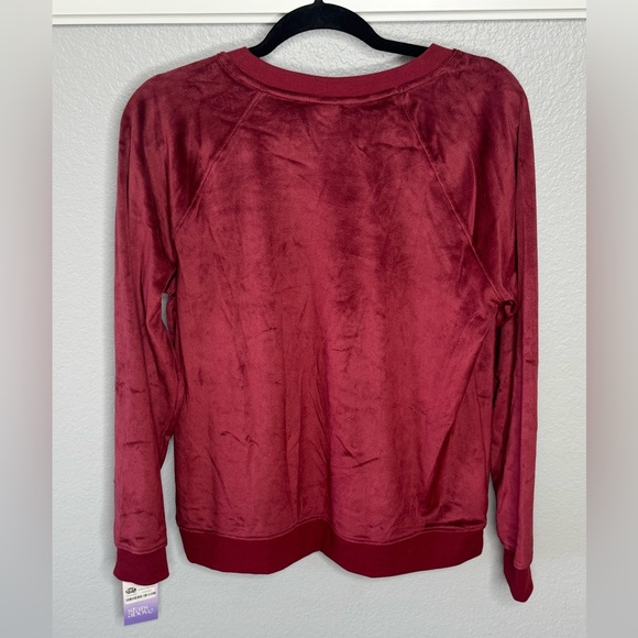 Stars Above Velvet Maroon Sweatshirt - Picture 4 of 5